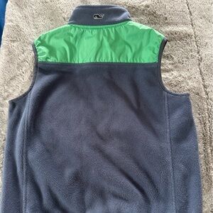 Vineyard Vines Navy Fleece Vest